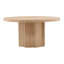 Wystan 60" Wide Rubberwood Dining Table Natural