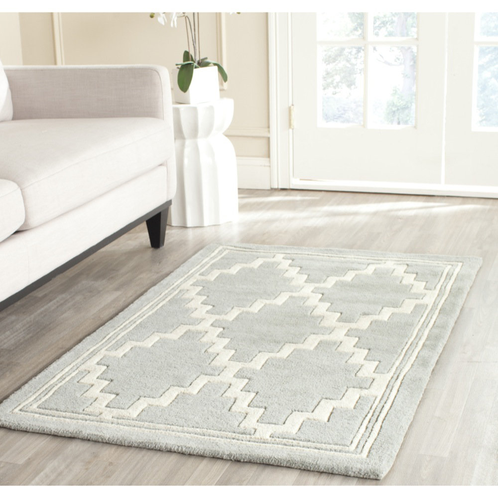Carolene Hand Tufted Wool Geometric Rug Winston Porter Rug