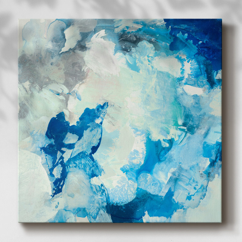 Blu Design - impression sur toile tendue, H 16 po x l 16 po x P 1,5 po