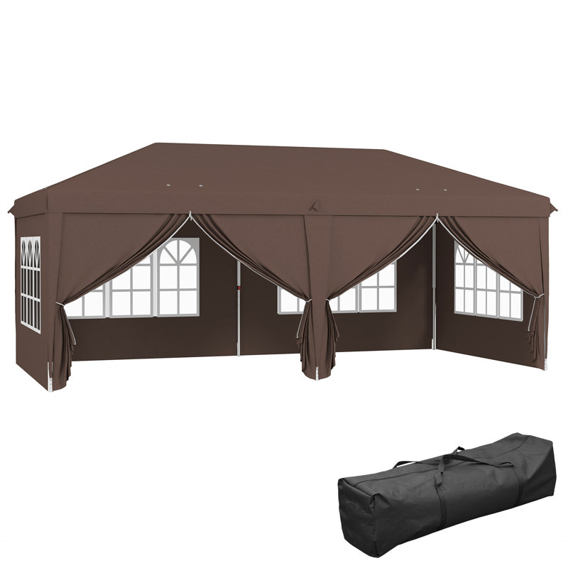 Aver 3m x 6m Metal Pop-Up Gazebo