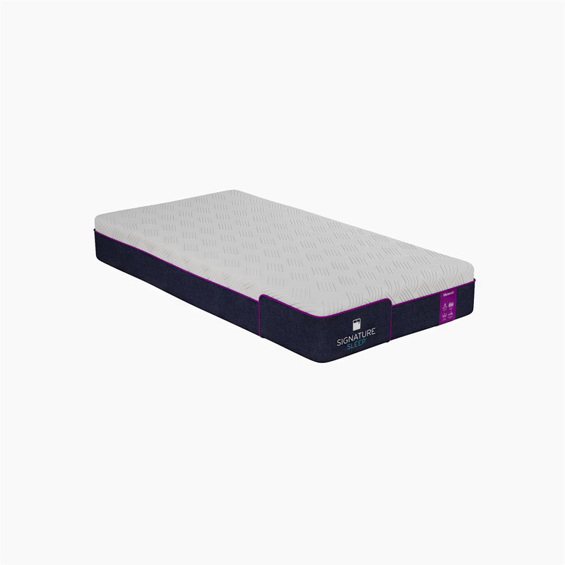 Signature Sleep 8" Twin Memory Foam Mattress with Viscose Cover