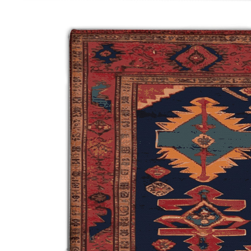 Tapis d'intérieur et d'extérieur brun Persian, Rectangulaire 2 pi x 3 pi