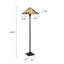 Lampe sur pied 66,25 "Antanisha
