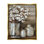 Bouquet de fleurs traditionnelles, boîtes de campagne rustiques par White Ladder - peinture sur toile