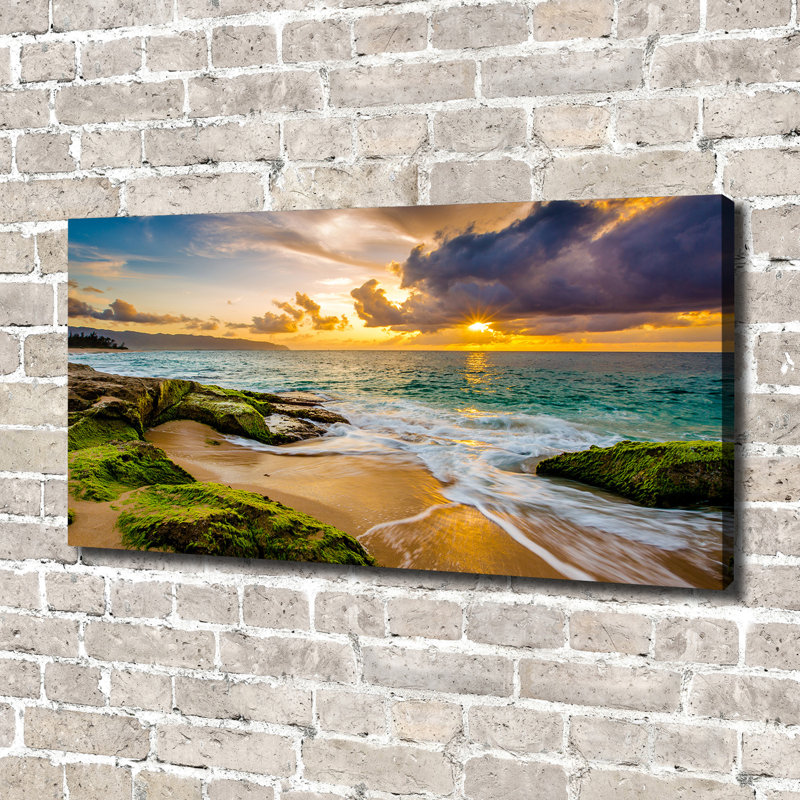Sunset Sea - Wrapped Canvas Print