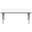 Table rectangulaire d'activités effaçables à sec avec pieds réglables-765072855-791962594-791962606