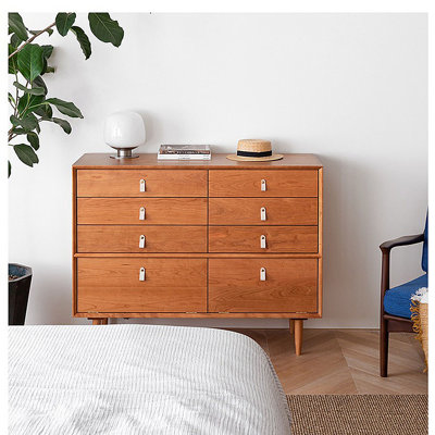 Asymmetrical Design Drawer Storage Cabinet