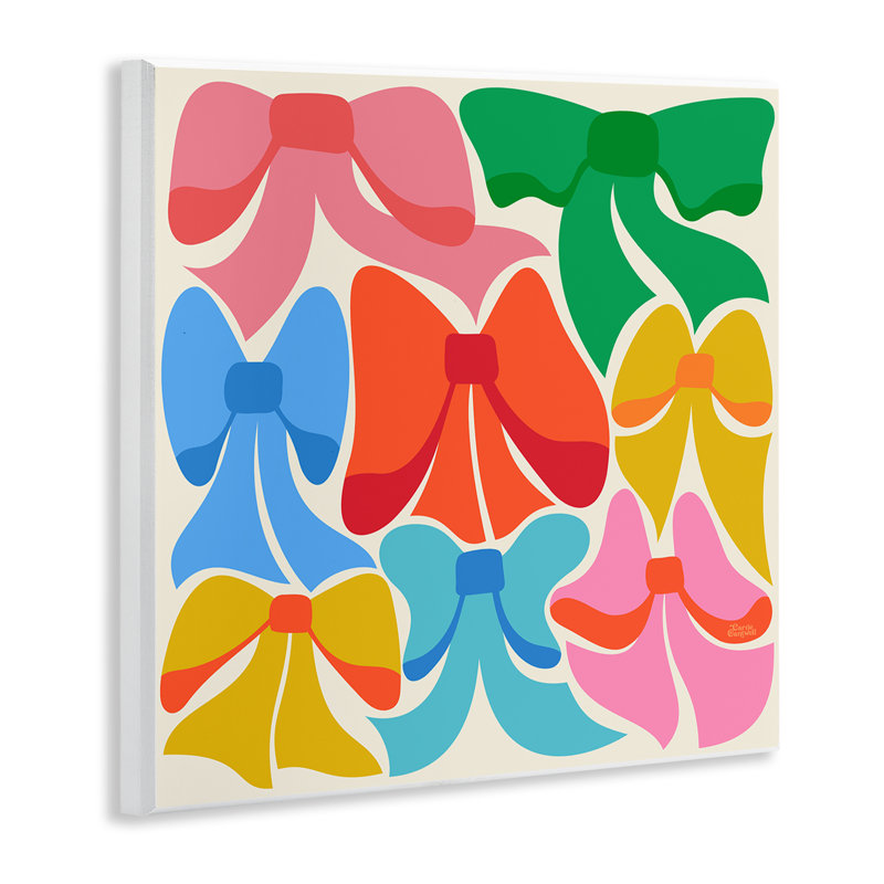 «Rainbow Bows Ribbon Shapes» par Carrie Cantwell