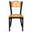 Elkton Slat Back Metal Restaurant Chair