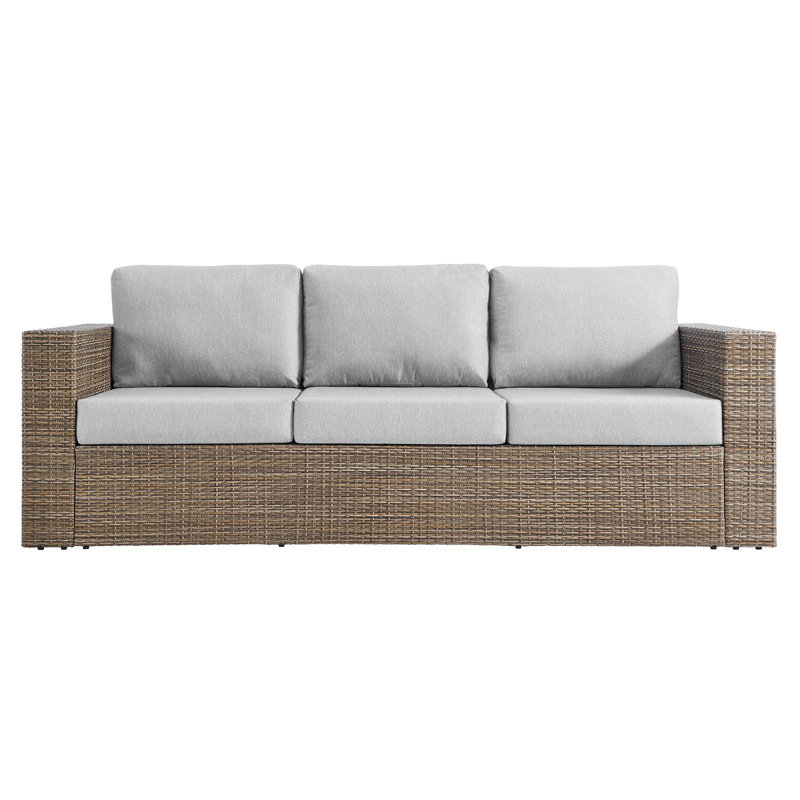 Modway Convene Outdoor Patio Outdoor Patio Sofa, Gray