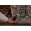 Tapis de couloir bleu Kazak