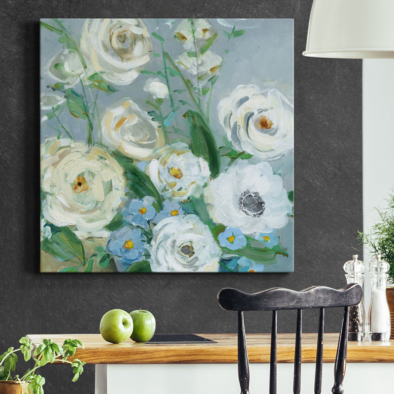 " Painterly Garden II-Premium Gallery Wrapped Canvas - Ready To Hang " Painting Print, 40'' H x 40'' W x 1.5'' D