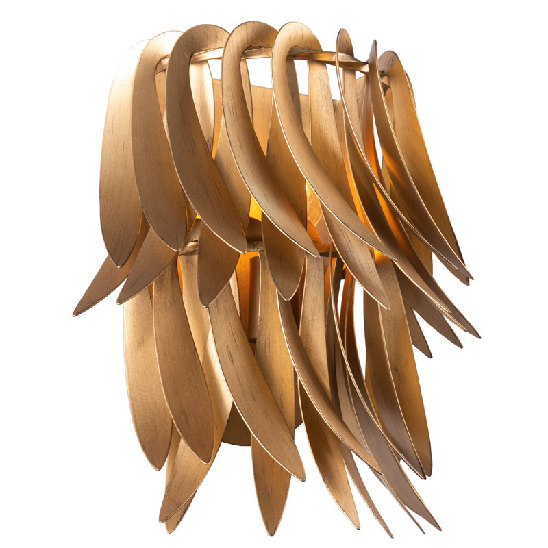 Grace 1 LT New Gold Wall Sconce Kalco