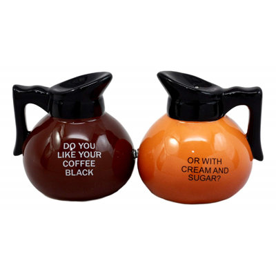 Joslen Breakfast Coffee Pots Salt and Pepper Shaker Set