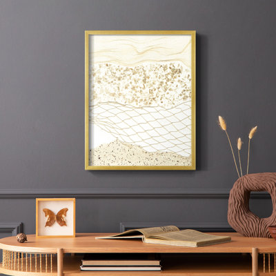 «Coast Away I», reproduction encadrée - bois massif
