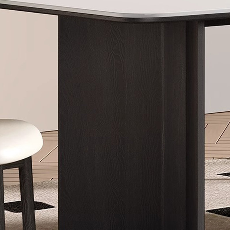 Table de salle à manger moderne et minimaliste, H 29,53 po x L 70,87 po x l 35,43 po
