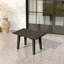 Table d'appoint d'extérieur en bois massif l 19,6 po Polett -1698035755