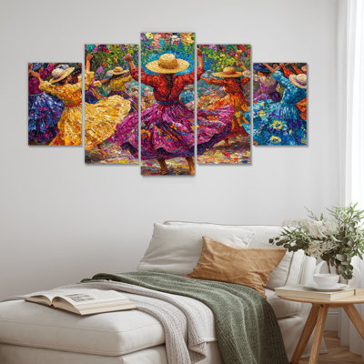 Purple Fiestas And Celebrations In El Salvador II - El Salvador Wall Art Set