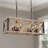 Gatlin 8 - Light 27'5'' W Modern Farmhouse Statement Rectangle Dining Room Chandelier