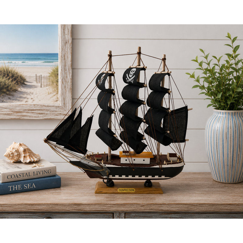 Confection Pirate Ship Figurine