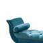 Banc avec accoudoirs en velours Ahmena