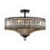 Kessler 6-Light Modern Crystal Semi-Flush Mount Ceiling Light