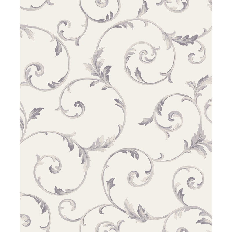 Classic Silks 4 10m x 1.3cm Wallpaper Roll, Silver