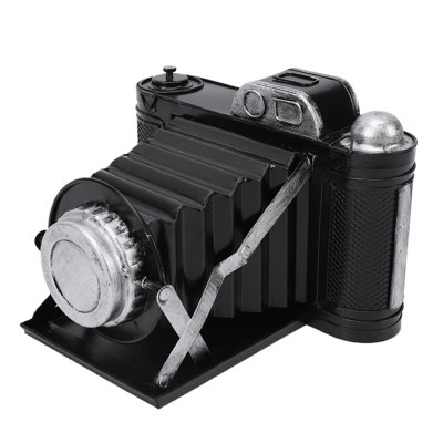 Ornement pour appareil photo rétro multifonctionnel pour la photographie de bureau
