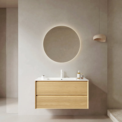 Marble Vanity Top, White Vanity Top With Pre-Drilled Faucet Holes, Bathroom Vanity Top With Undermount Rectangular Middle Sink And 4" Height Backsplash,  Bianco Carrara Venato