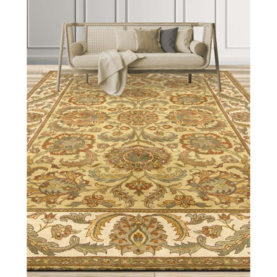 Hand Knotted Wool Oriental Indoor Rug