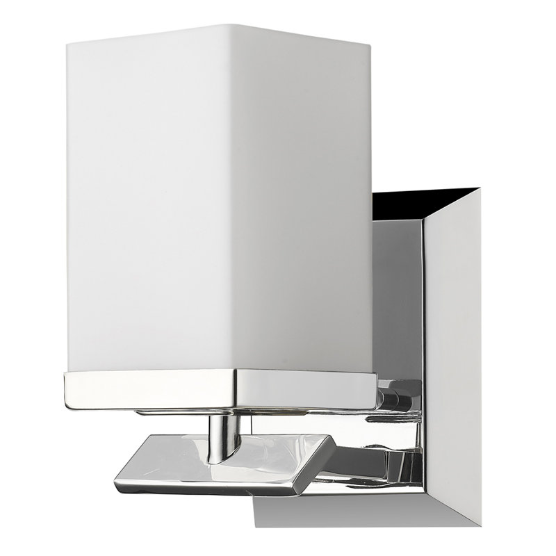Mcgarvey Dimmable Bath Sconce, Polished Nickel
