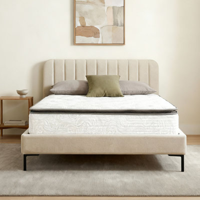 Matelas hybride en mousse gélifiée à plateau-coussin moyen 10 po Broderick