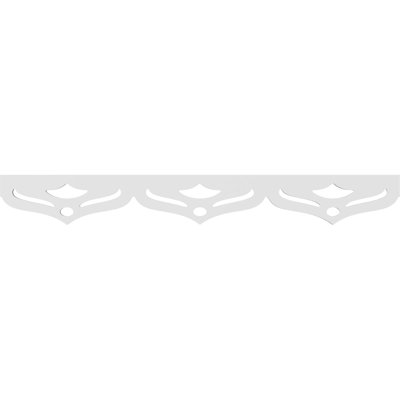 6"H x 5/8"P x 48"L Kellogg Architectural Grade PVC Running Trim