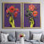 «Monstrous Plants I», ensemble de 2 reproductions d'art sur toile encadrées-1708751187-1708751184