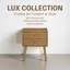  Table de chevet Lux avec 2 tiroirs, de conception adaptable, capacité de charge de 150 lb, résistante à l'eau, rehausse votre espace, facile à assembler-1542285359-1541927057