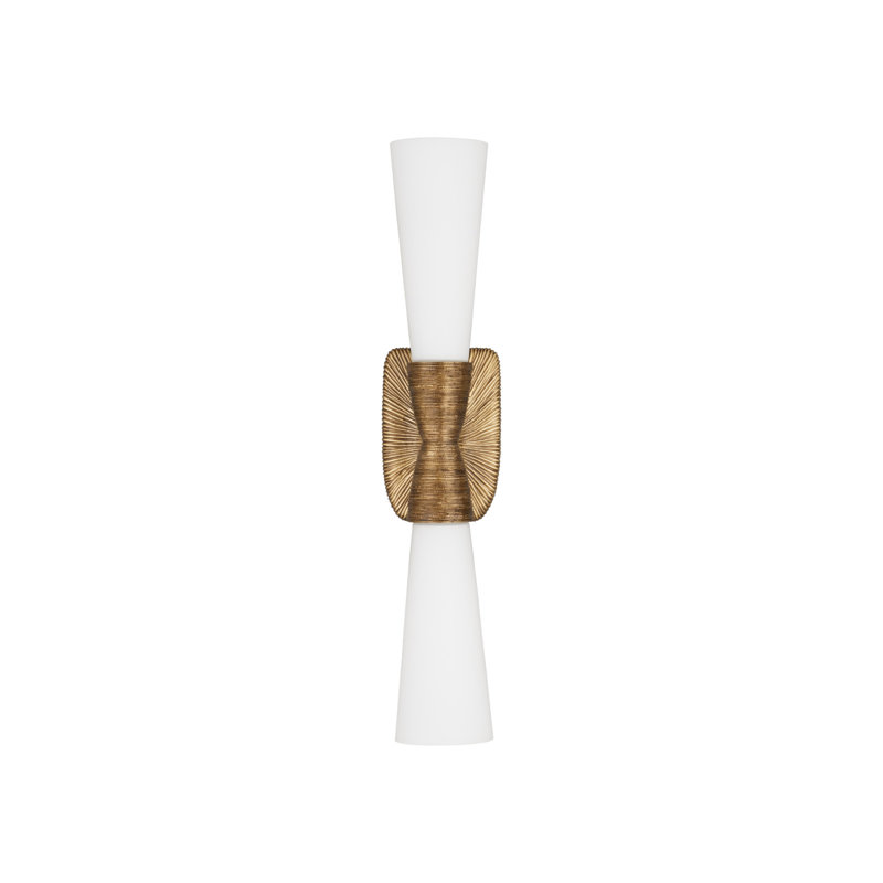Burrows 2 - Light Wallchiere, Antique Brass