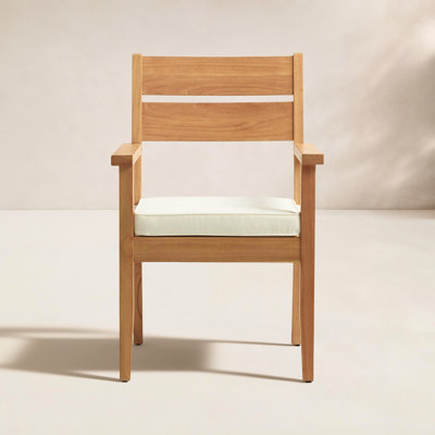 Echols Teak Patio Armchair