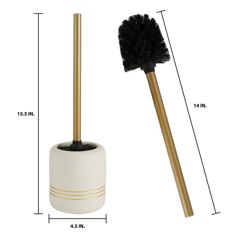 Bath Bliss Toilet Brush And Holder