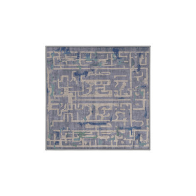 Tapis gris lavable à la machine