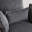 Fauteuil d'appoint pivotant à double couche 34,25 po en velours côtelé-1128690561