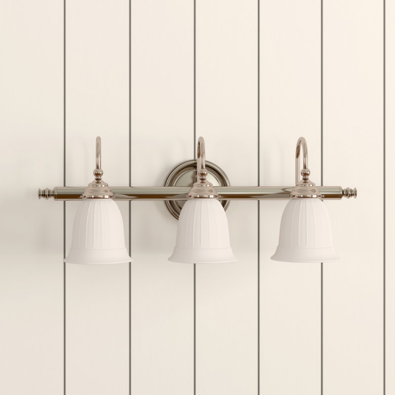 Busch 3-Light Dimmable Vanity Light in Chrome, Chrome