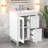 Rashawd 24'' Single Bathroom Vanity with Ceramic Top-1605044328