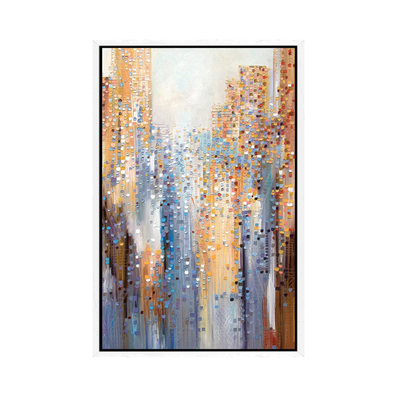 Floating In The Clouds by Ekaterina Ermilkina - Print on Canvas, White Framed, 101.6 cm H x 66.04 cm W