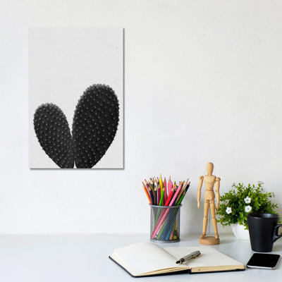 Heart Cactus by Orara Studio - Wrapped Canvas Print