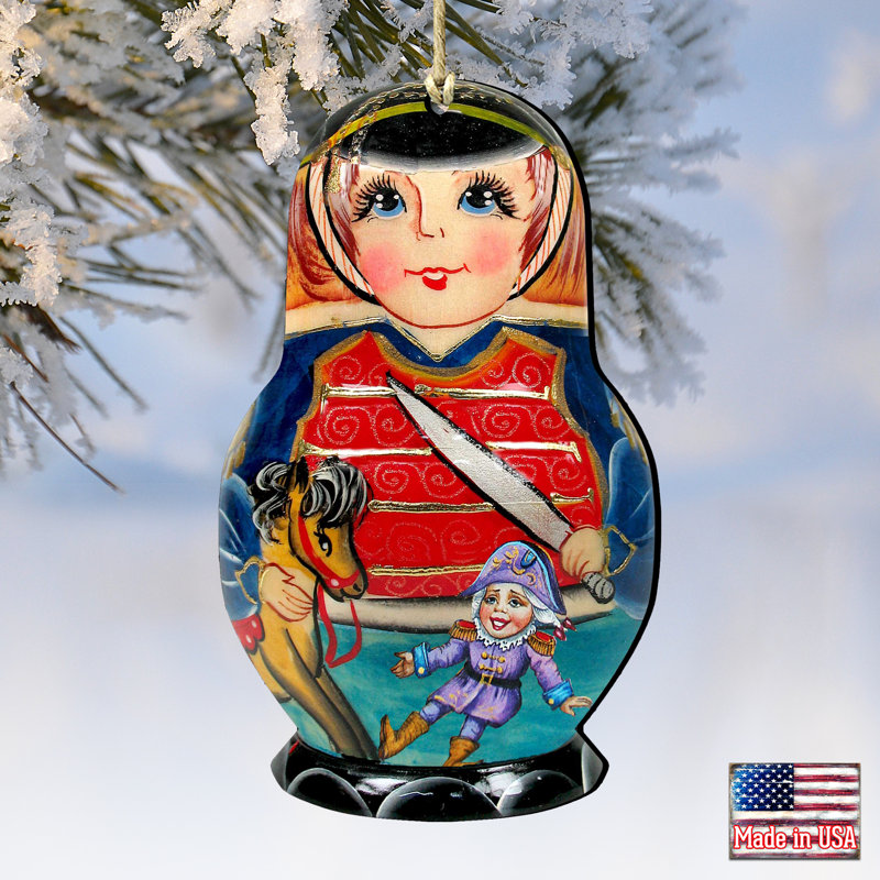 Ornement suspendu Tidaholm Casse-noisette Matreshka