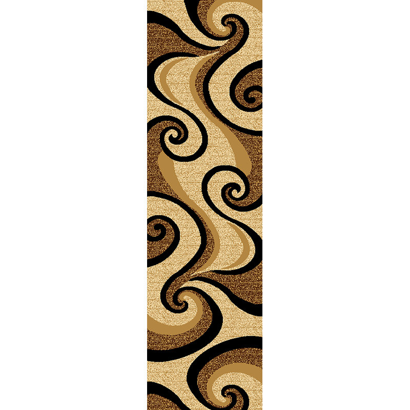Mccampbell Performance Abstract Indoor Rug, Runner 2' x 8'