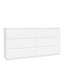 Priyaka 154 cm W Chest of 6 Drawers-723883698