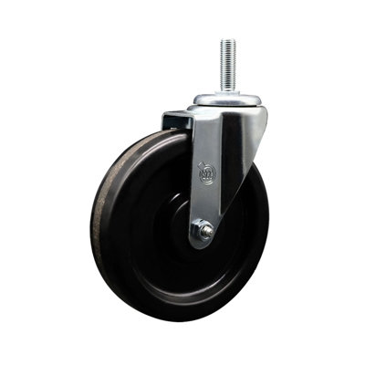 Wheel Swivel ½ Inch Threaded Stem Caster Set Service Caster