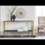 60 in. Glass Console Table