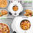 Nutrichef Countertop Pizza Maker - Electric Pizza Oven With Temperature Controls, Window And Thermometer (Ivory White)-116312541